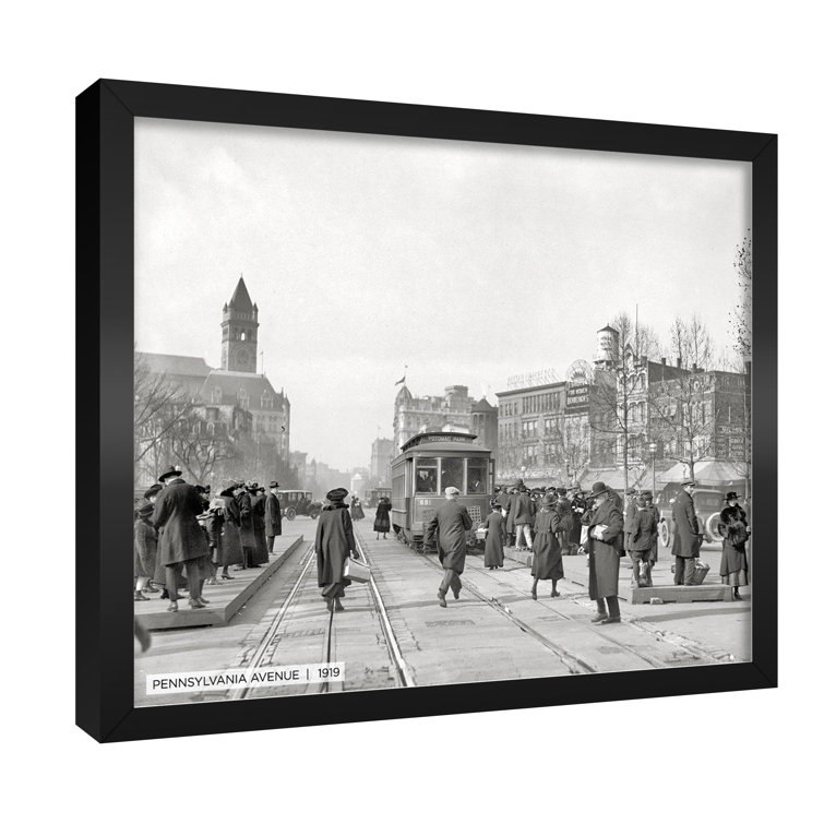 Winston Porter Pennsylvania Avenue 1919 Framed On Canvas Print Wayfair